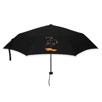 Charming Ninja Fighter I Ninja Girl I Ninja - Umbrella (small) - black - Front
