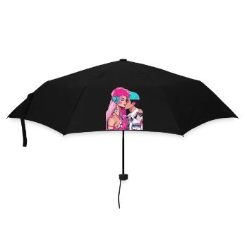 L’amour de l’anime est sans limite - Parapluie standard - noir - Devant