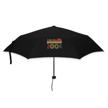 Vintage 2004 Jahrgang Geburtstag Retro - Regenschirm (klein) - Schwarz - Vorne