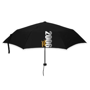 2006 Year of birth 18th birthday - Umbrella (small) - black - Front