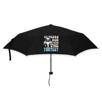 90th Birthday Funny Sayings - Umbrella (small) - black - Front