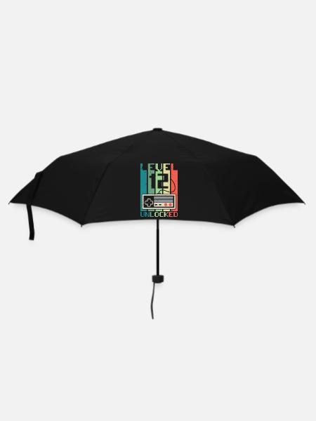 Level 12 freigeschaltet - Regenschirm (klein) - Schwarz