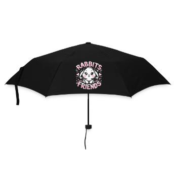 Lapin, Lapin, Animal, Animal De Compagnie, Lapins - Parapluie standard - noir - Devant