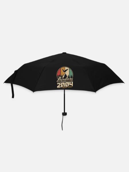 Légendaire depuis 2004 Vintage cadeau d’anniversaire - Parapluie standard - noir