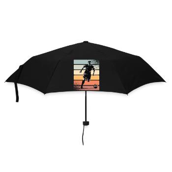 Soccer Soccer Players - Umbrella (small) - black - Front