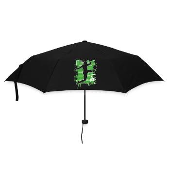 Footballer Soccer 10th Birthday - Umbrella (small) - black - Front