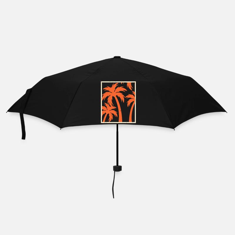 Palmiers - Parapluie standard - noir