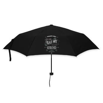 Feminism Best Granny Smylie Power Grandparents - Umbrella (small) - black - Front