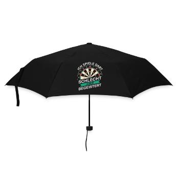 Dart Darts Dart Player Dart Sport - Umbrella (small) - black - Front