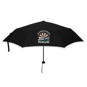 Fléchettes Fléchettes Joueur de fléchettes Fléchettes Sport - Parapluie standard - noir - Devant