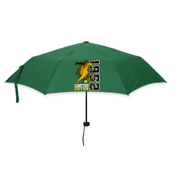 1952 Geburtsjahr Geburtstag Fußball - Regenschirm (klein) - Flaschengrün - Vorne