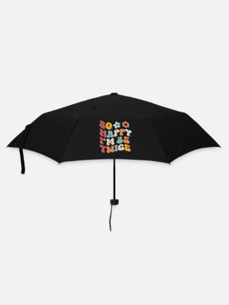 50th Birthday Funny Saying - Umbrella (small) - black