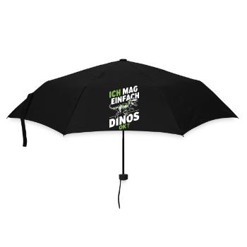 Dinosaure Dino Tyrannosaurus Rex Dinos Dinosaure - Parapluie standard - noir - Devant