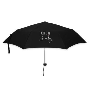 Birthday gift 35 years birthday boy - Umbrella (small) - black - Front