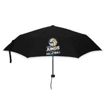 Volleyball Beach volleyball Sports Volleyball players - Umbrella (small) - black - Front