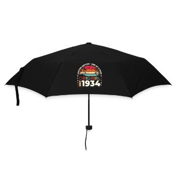 Mai 1934 Millésime 1934 Anniversaire 1934 Légende 34 - Parapluie standard - noir - Devant