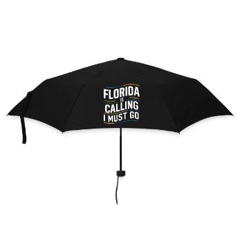 Florida USA Amerika Saat - Regenschirm (klein) - Schwarz - Vorne
