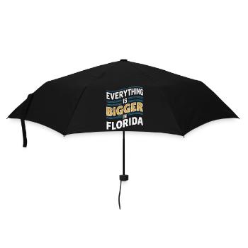 Florida USA Amerika Saat - Regenschirm (klein) - Schwarz - Vorne