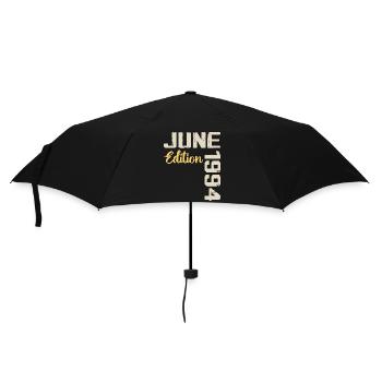 Geboren im Juni 1994 Geschenk Juni 1994 Geburtstag - Regenschirm (klein) - Schwarz - Vorne