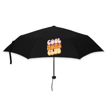 Cool Moms Club Mama Muttertag - Regenschirm (klein) - Schwarz - Vorne