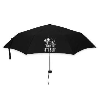 Surfeur surfeuse surf - Parapluie standard - noir - Devant