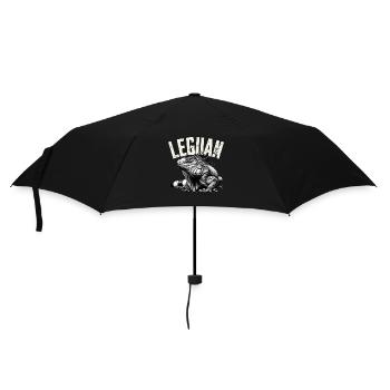 Leguan - Regenschirm (klein) - Schwarz - Vorne