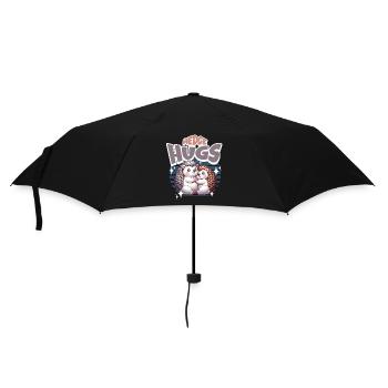 Câlins de hérisson - Parapluie standard - noir - Devant