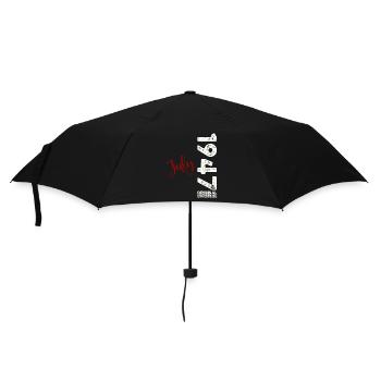 77th Birthday Original July 1947 Born 1947 - Umbrella (small) - black - Front