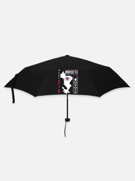 idee cadeau design graphique carte de Mayotte 976 - Parapluie standard - noir