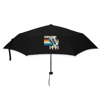 33rd Birthday Cassette July 1991 Vintage 1991 - Umbrella (small) - black - Front
