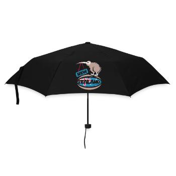 New Zealand kiwi rugby comic cartoon sport icon - Umbrella (small) - black - Front