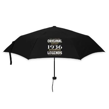 88e anniversaire Original août 1936 Né en 1936 - Parapluie standard - noir - Devant