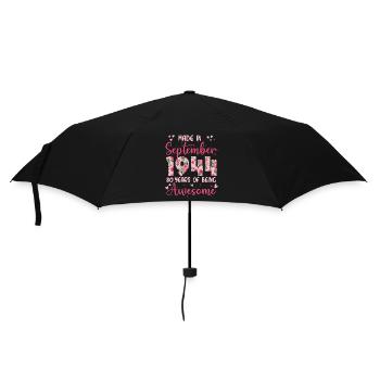 Septembre 1944 Anniversaire 80 Ans Pour Femmes - Parapluie standard - noir - Devant