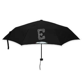 rohr e - Regenschirm (klein) - Schwarz - Vorne