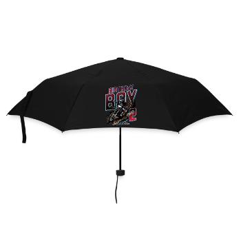 Motocross 2nd Birthday - Umbrella (small) - black - Front