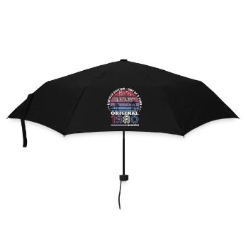 44e anniversaire Original Août 1980 Millésime 1980 - Parapluie standard - noir - Devant