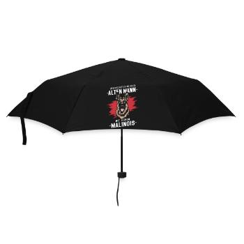 Malinois Belgischer Schäferhund Hund Hunde - Regenschirm (klein) - Schwarz - Vorne