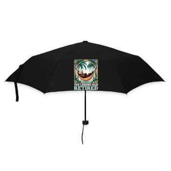 Légende Retraite Ours Cadeau de pension de retraité - Parapluie standard - noir - Devant