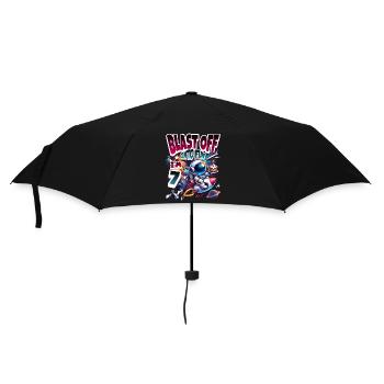 Astronaut 7th Birthday Space - Umbrella (small) - black - Front