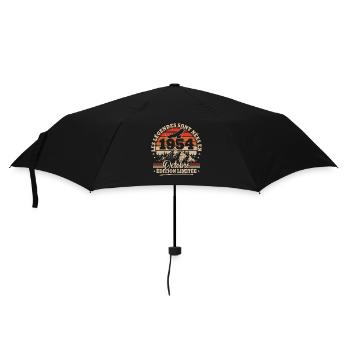 Vintage Cadeau Anniversaire Nées En Octobre 1954 - Parapluie standard - noir - Devant
