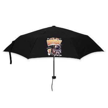 Graffiti astronaute 1er anniversaire - Parapluie standard - noir - Devant