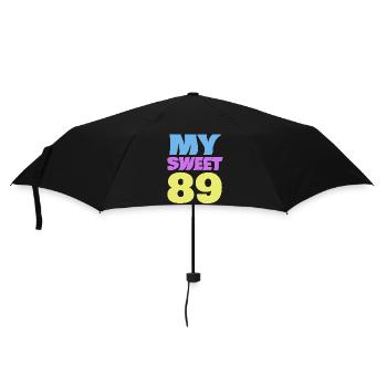 Sweet 89 - Regenschirm (klein) - Schwarz - Vorne