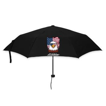 Lustig Sarkasmus sarkastischer Humor Ironie - Regenschirm (klein) - Schwarz - Vorne