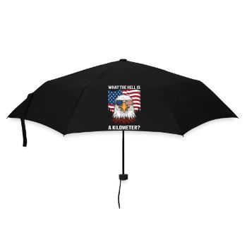 Lustig Sarkasmus sarkastischer Humor Ironie - Regenschirm (klein) - Schwarz - Vorne
