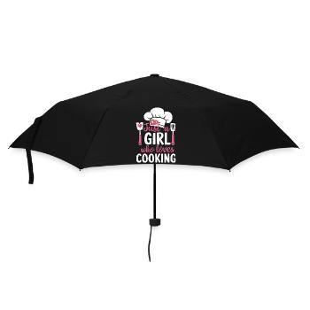 Chef cuisinier Cheff Bäker - Parapluie standard - noir - Devant