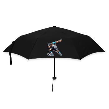 Soccer Soccer Player - Umbrella (small) - black - Front