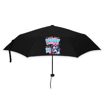 14th Birthday Unicorn Graffiti Girl - Umbrella (small) - black - Front