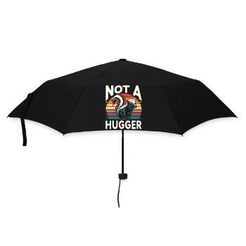 Animaux du zoo de mouffette - Parapluie standard - noir - Devant