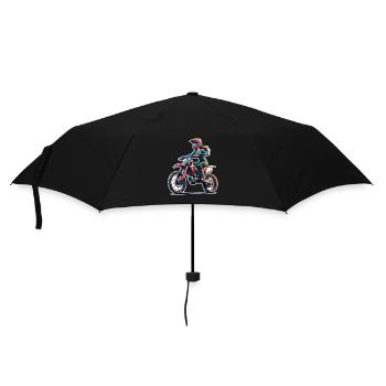 Motocross Femmes Filles Fille - Parapluie standard - noir - Devant