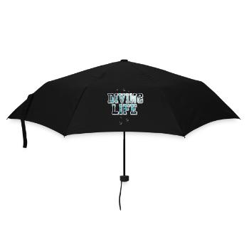 Tauchen Taucher - Regenschirm (klein) - Schwarz - Vorne